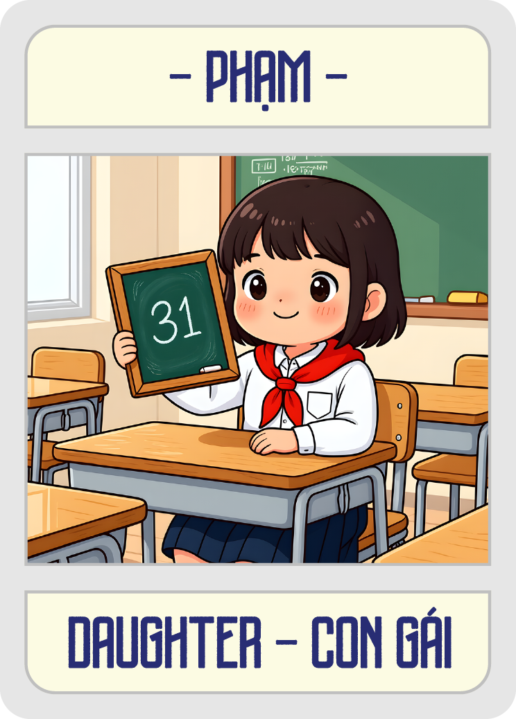 Happy Family Vietnam - PHẠM - Daughter